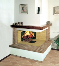 Угловой камин Cascina