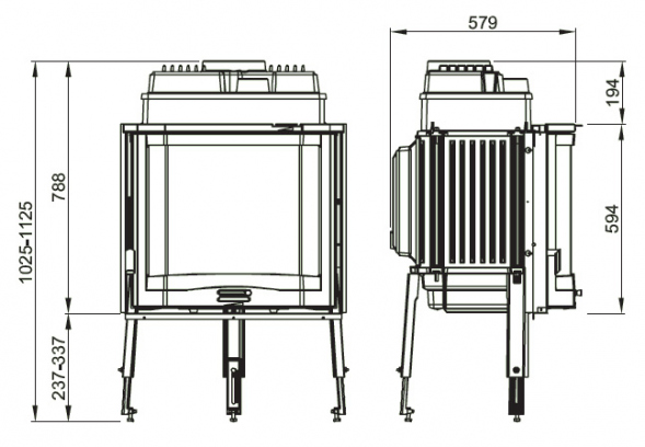 Focolare 70 Flat