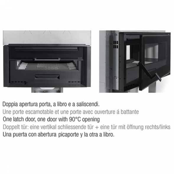 Focolare 100 Bifacciale Hybrid